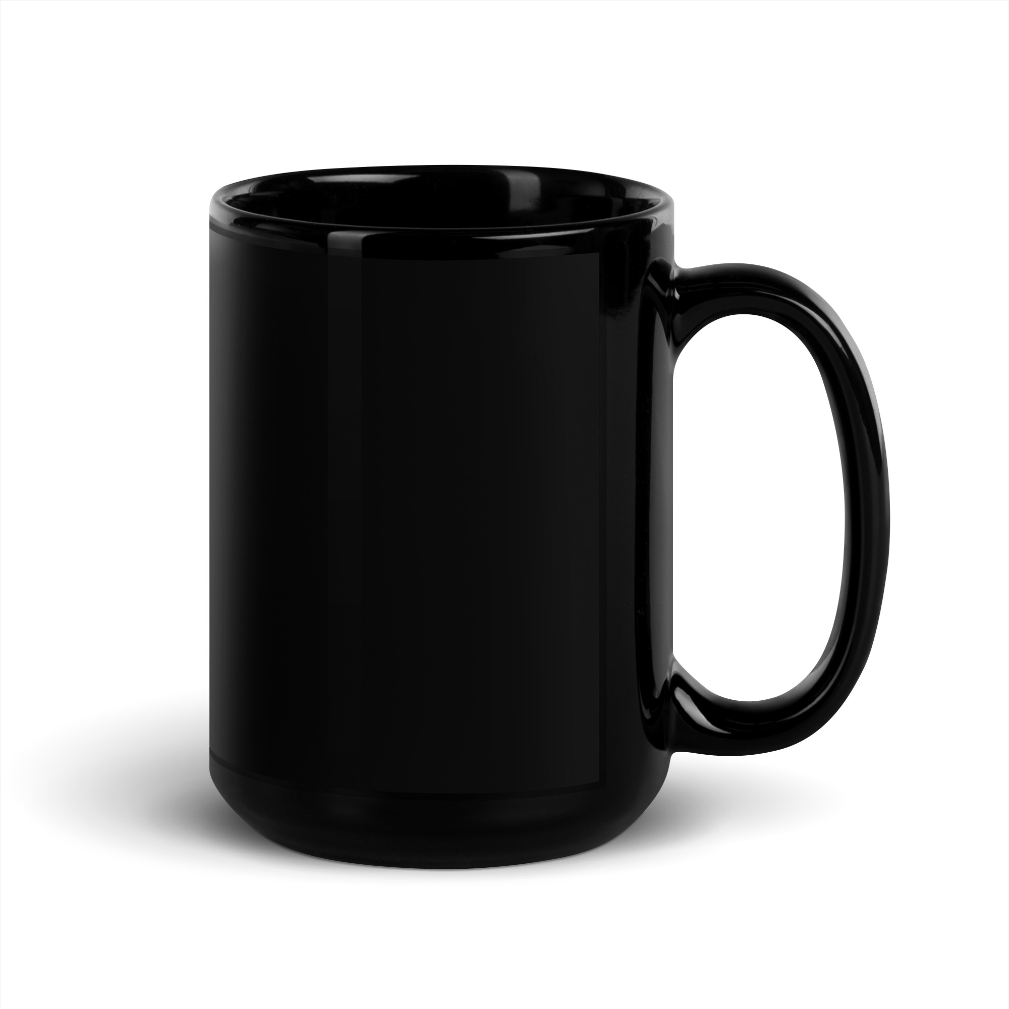 Black Glossy Mug – Image 3